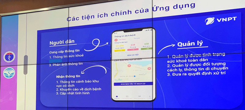  Hai ứng dụng NCOVI và Vietnam health declaration giúp hỗ trợ chống dịch Covid-19 Ảnh: M.H