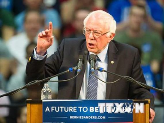 Thượng nghị sỹ Bernie Sanders. Ảnh: AFP/TTXVN