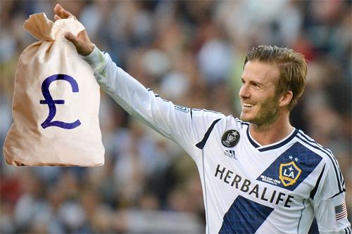 Beckham vẫn là cỗ máy kiếm tiền sau khi giải nghệ