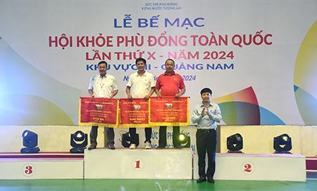 Bế mạc Hội khỏe Phù đổng khu vực III, năm 2024: Đoàn học sinh Nghệ An xếp vị trí cao nhất khu vực