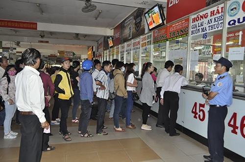Từ 10-1-2016, Bến xe Miền Đông bán vé xe Tết