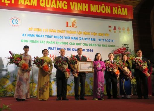 Bệnh viện Chợ Rẫy lần thứ 2 đón nhận Huân chương Lao động hạng nhất