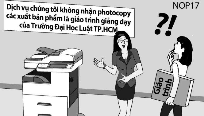 Bị đình chỉ học vì đưa tài liệu photo vào trường 