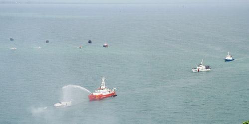 Diễn tập tìm kiếm cứu nạn máy bay trên biển