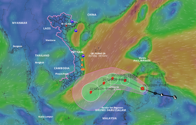 Biển Đông sắp có bão