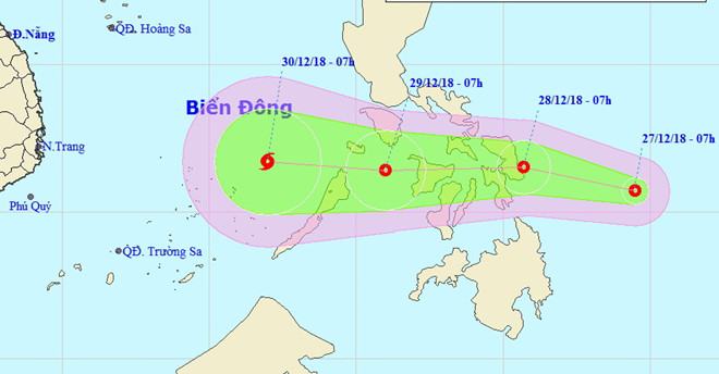 Biển Đông sắp đón bão dị thường