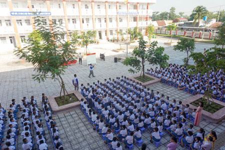 Học sinh háo hức tham gia Ngày hội “ATGT cho nụ cười trẻ thơ”