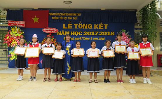 Trường Tiểu học Bình Thủy không có học sinh bỏ học