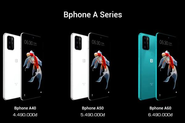 Bkav ra mắt bộ 3 smartphone giá rẻ Bphone A40, Bphone A50 và Bphone A60