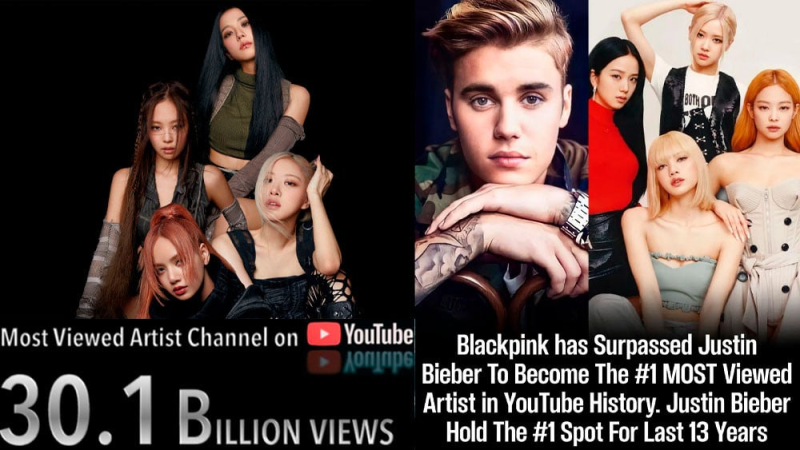 Blackpink xô đổ kỷ lục tồn tại 13 năm của Justin Bieber