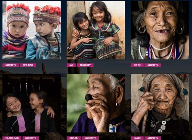 Bộ sưu tập Các Dân tộc thiểu số Việt Nam của ông Réhahn ///  Ảnh chụp màn hình Website Rehahnphotographer.com