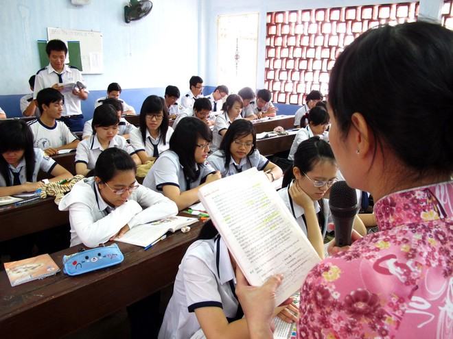 Theo Bộ GD-ĐT, cả nước có gần 70% giáo viên tiếng Anh đủ năng lực   /// Ảnh: Đào Ngọc Thạch