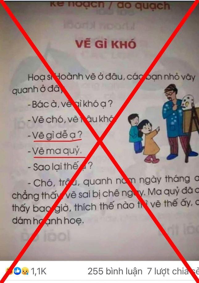 Bộ GD&ĐT đề nghị điều tra hành vi xuyên tạc nội dung sách giáo khoa