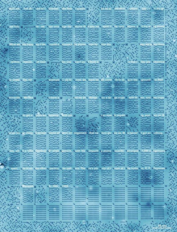 Thiết bị lưu trữ ghi nhớ thông tin lên từng nguyên tử Clo. (Ảnh: TU Delft).