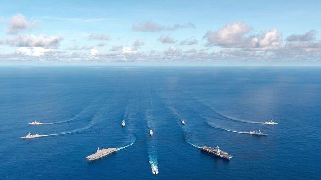 Bộ tứ kim cương và Pháp sắp tập trận đối phó Trung Quốc