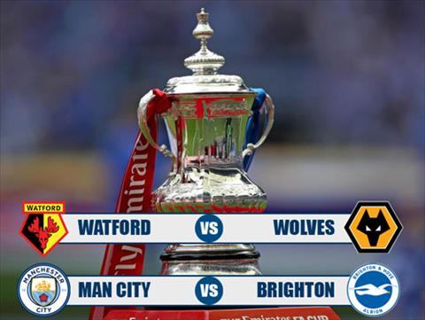 Bốc thăm bán kết FA Cup 2018/19: Man City đã hay lại còn may!