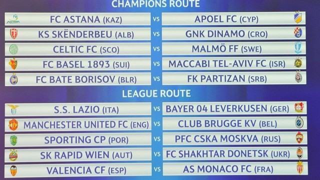 Bốc thăm play-off Champions League 2015-16: Man Utd dễ thở