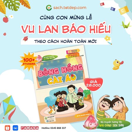 Bông hồng cài áo: Cuốn sách được Hiệu sách Tốt Đẹp ra mắt vào dịp lễ Vu lan