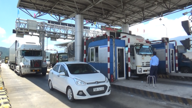 Tình hình tại BOT Ninh Lộc tạm thời lắng xuống   /// Ảnh: Nguyễn Chung 