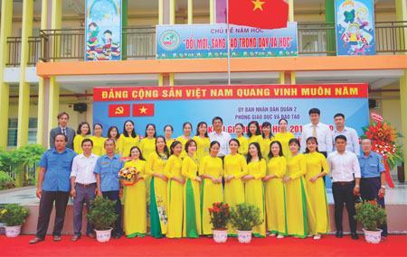 Trường Tiểu học Bình Trưng Đông (Q.2, TP.HCM): Đoàn kết, đổi mới, thi đua Dạy tốt – Học tốt