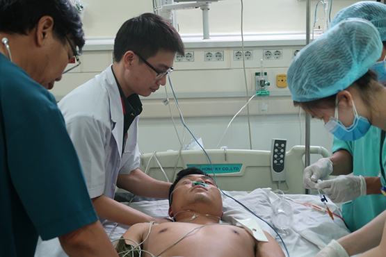 Cứu sống chiến sĩ ở đảo Trường Sa bị đột quỵ não