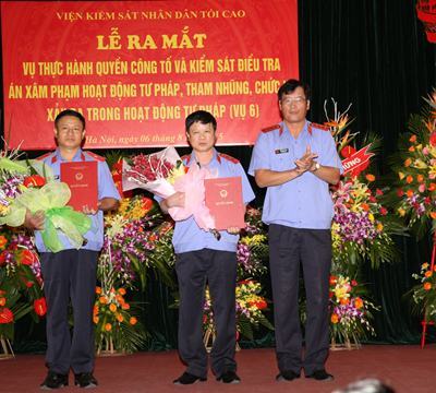 Viện Kiểm sát Nhân dân tối cao ra mắt đơn vị mới