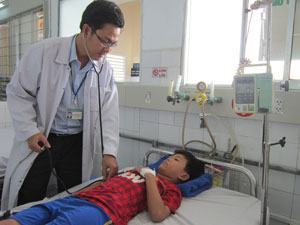 Các bệnh viện tuyến trên đã bớt quá tải bệnh nhân sởi