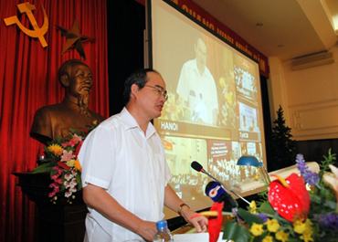 Ph&oacute; thủ tướng Nguyễn Thiện Nh&acirc;n ph&aacute;t biểu tại hội nghị. Ảnh: Chinhphu.vn