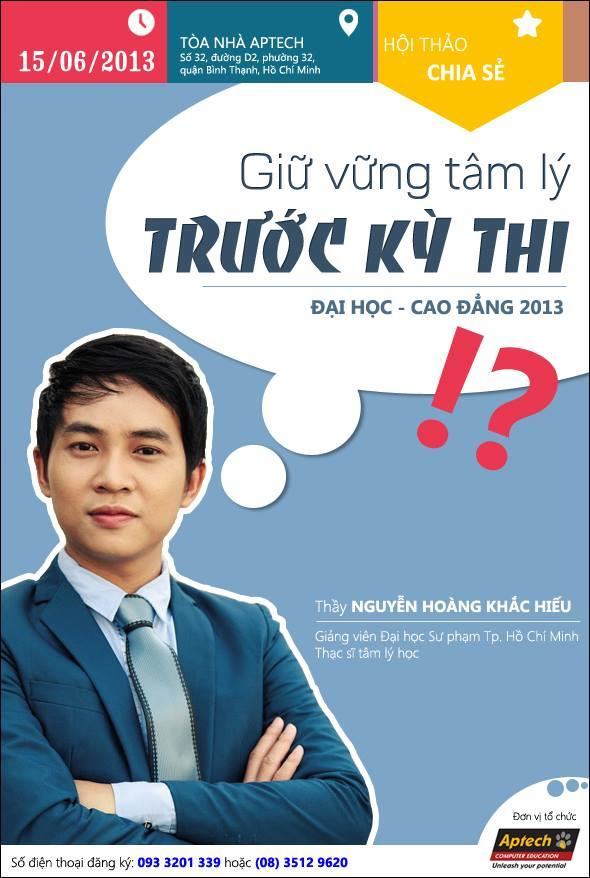 Cách giữ vững tâm lý trước kỳ thi