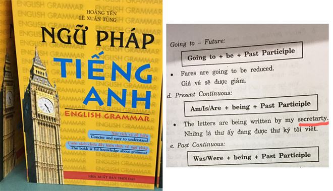 Nhiều lỗi hoặc dàn trang tốn giấy ở nhiều sách tiếng Anh /// CHÂU HỮU