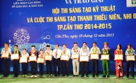 Cuộc thi Sáng tạo kỹ thuật TP.Cần Thơ 2015: Có 8 giải pháp, mô hình đoạt giải nhất