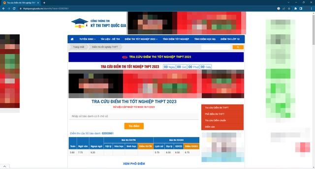 Cẩn trọng trượt tốt nghiệp THPT vì tra cứu, tính điểm trên website lậu - Ảnh 3.