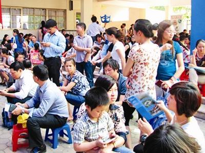 Căng thẳng thi vào lớp 1