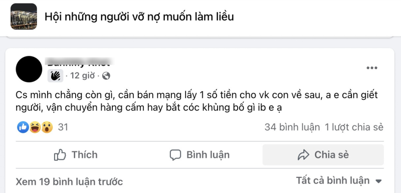 Cảnh báo trào lưu lên Hội những người vỡ nợ muốn làm liều rủ nhau đi cướp  - ảnh 5