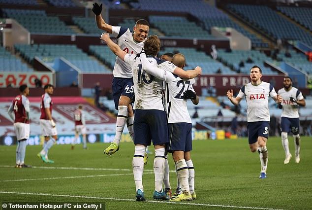 Tottenham overcame Villa 2-0 on Sunday thanks to goals from Carlos Vinicius and Harry Kane