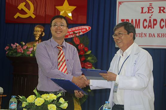 Bệnh viện Đa khoa khu vực Hóc Môn ra mắt trạm cấp cứu vệ tinh 115