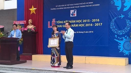 Khai giảng năm học mới tại Trường CĐ Văn hóa Nghệ thuật TP.HCM