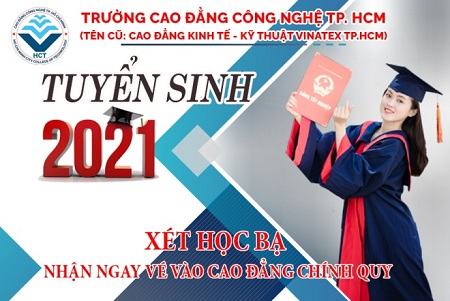 Trường CĐ Công nghệ TP.HCM xét học bạ cấp 2, 3 vào học cao đẳng chính quy