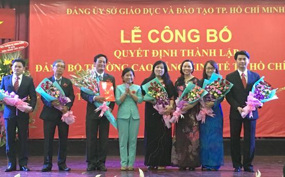 Thành lập Đảng bộ Trường CĐ Kinh tế TP.HCM