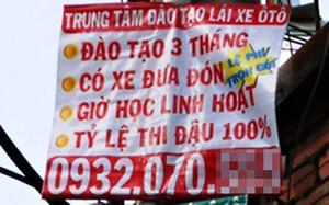 Chấn chỉnh khâu đào tạo lái xe