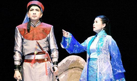 Công diễn vở cải lương lịch sử “Chân mệnh”