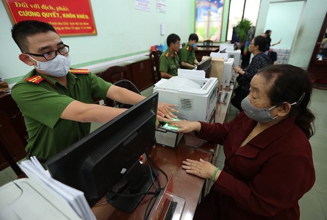 Chạy nước rút hoàn tất cấp căn cước công dân