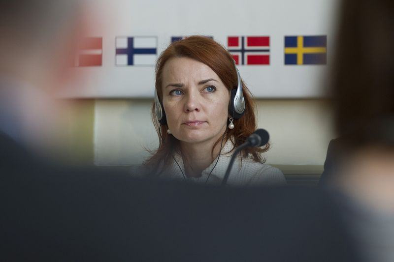 Bộ trưởng tài chính Keit Pentus-Rosimannus - Ảnh: AFP/Getty Images