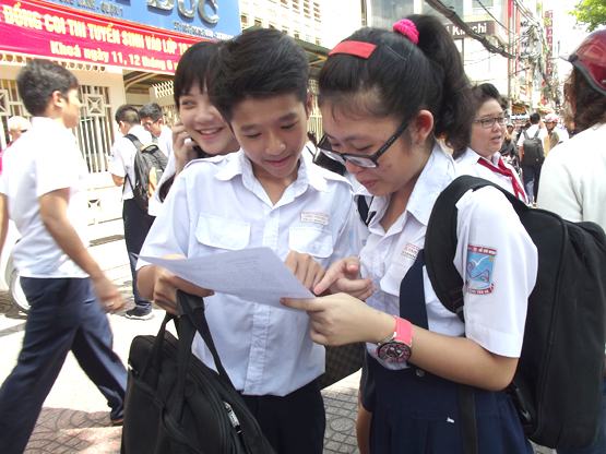 TP.HCM: Gần 63.000 chỉ tiêu vào lớp 10 năm học 2016-2017