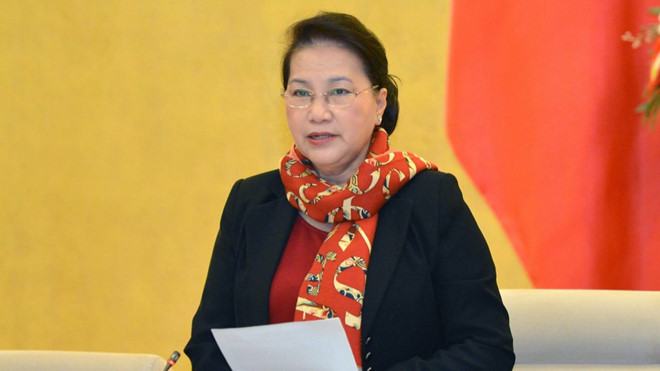 Chủ tịch Quốc hội Nguyễn Thị Kim Ngân /// Ảnh Gia Hân