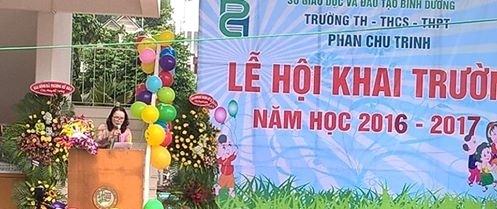 Lễ hội khai trường tại trường Trung Tiểu học Phan Chu Trinh