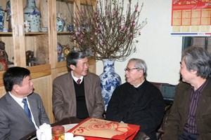 Chúc Tết văn nghệ sỹ, nhà khoa học tiêu biểu ở Hà Nội