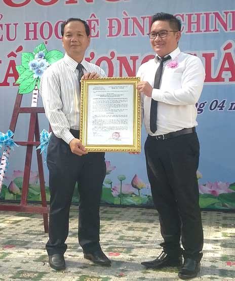 Thêm một trường TH đạt chất lượng giáo dục cấp độ 1