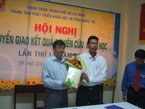 Chuyển giao 4 công trình nghiên cứu khoa học cho các cơ quan, đơn vị