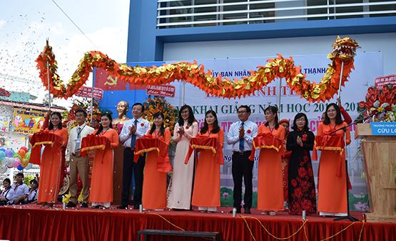 Khánh thành Trường THCS Cửu Long và khai giảng năm học mới